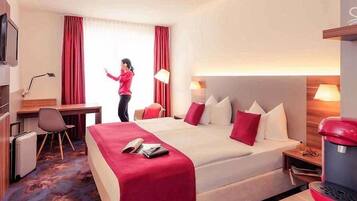 Hypo-allergenic bedding available, pillowtop beds, minibar, in-room safe
