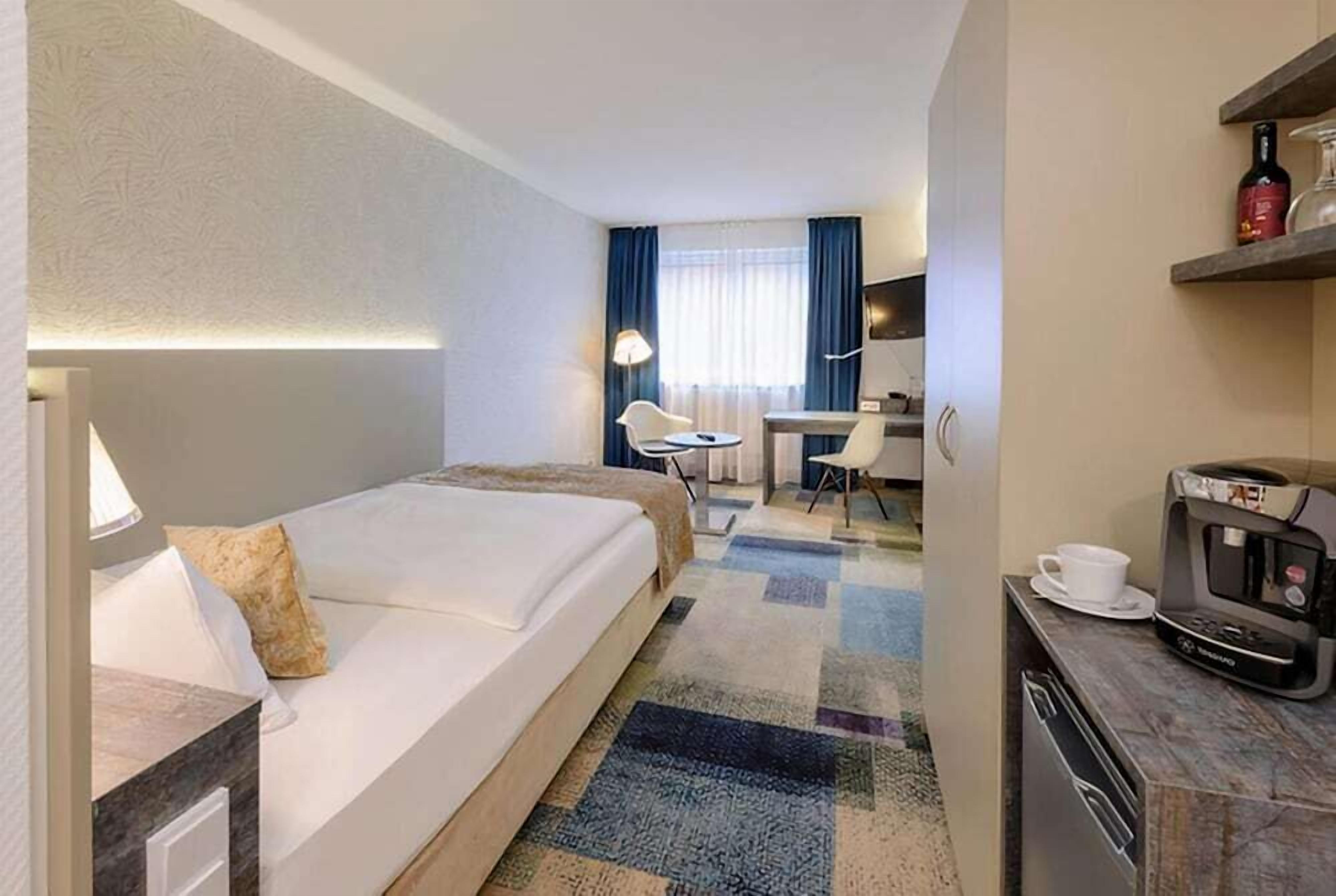 Hypo-allergenic bedding, pillowtop beds, minibar, in-room safe