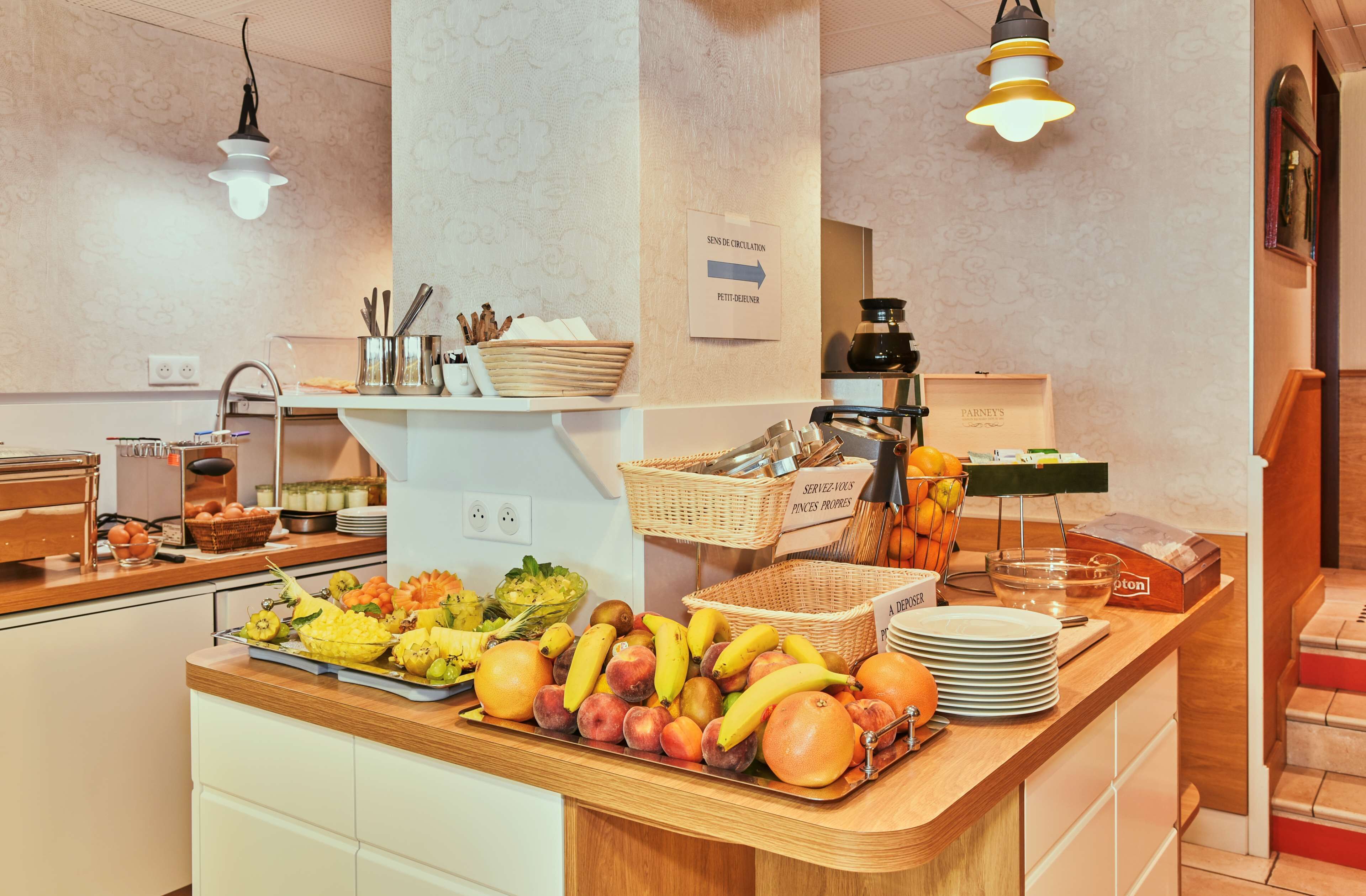 daily buffet breakfast (eur 19.00 per person)