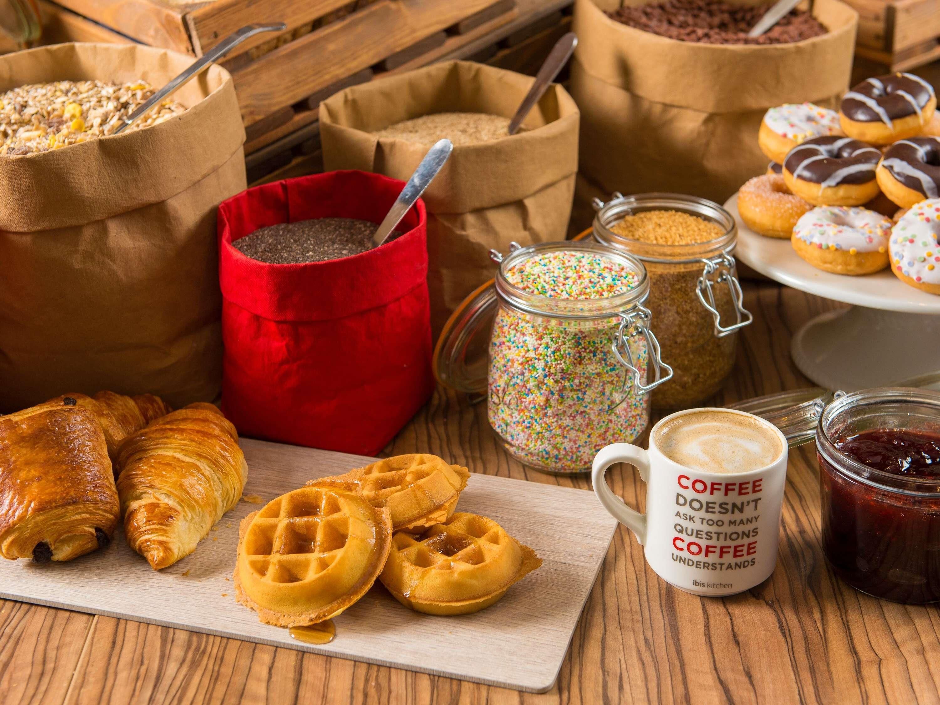 daily buffet breakfast (eur 13.50 per person)