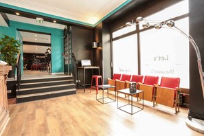 Sitteområde i lobbyen