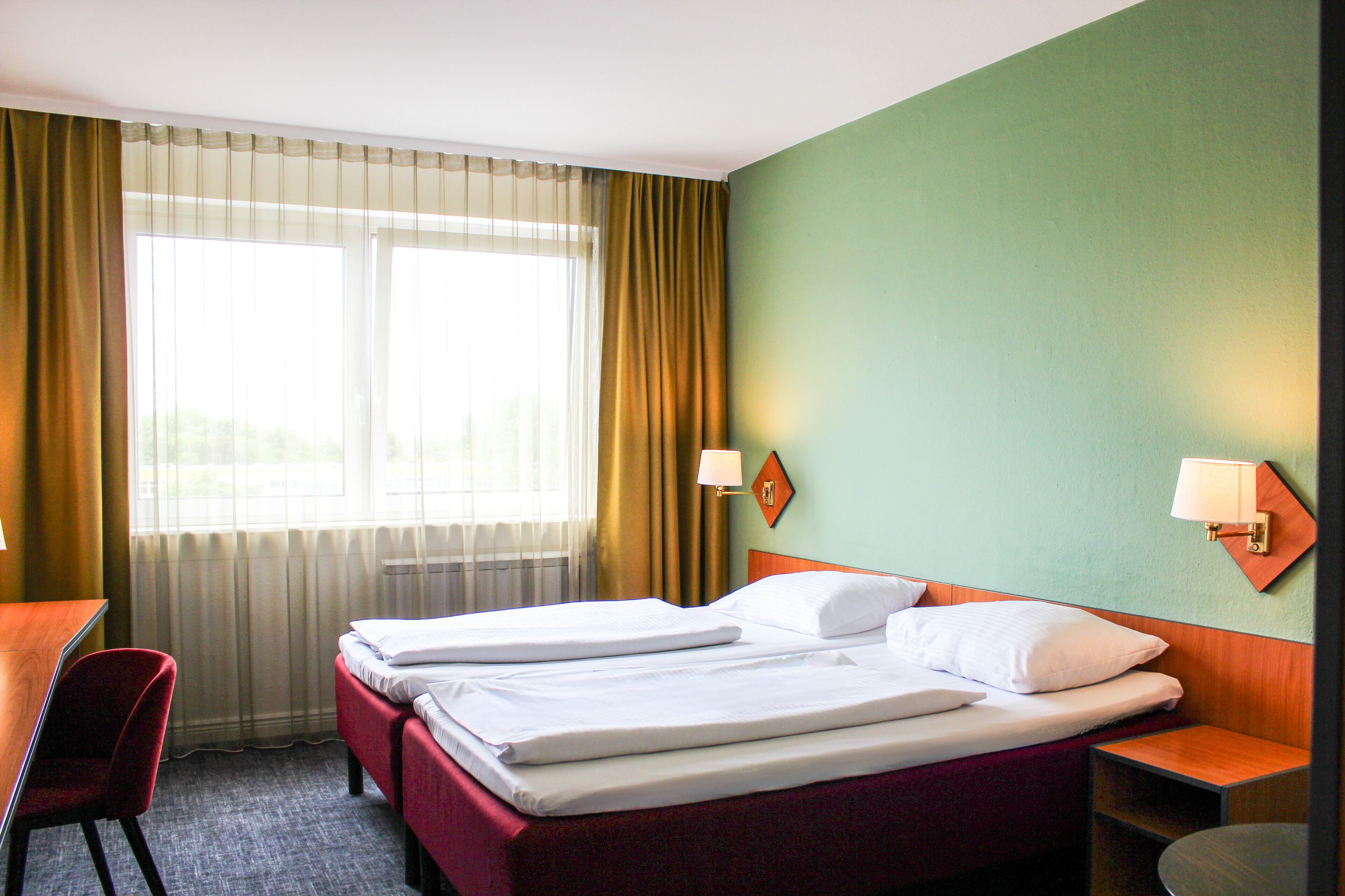 Good Morning Twin Room Plus | 책상, 무료 유아용 침대, 간이 침대, 무료 WiFi