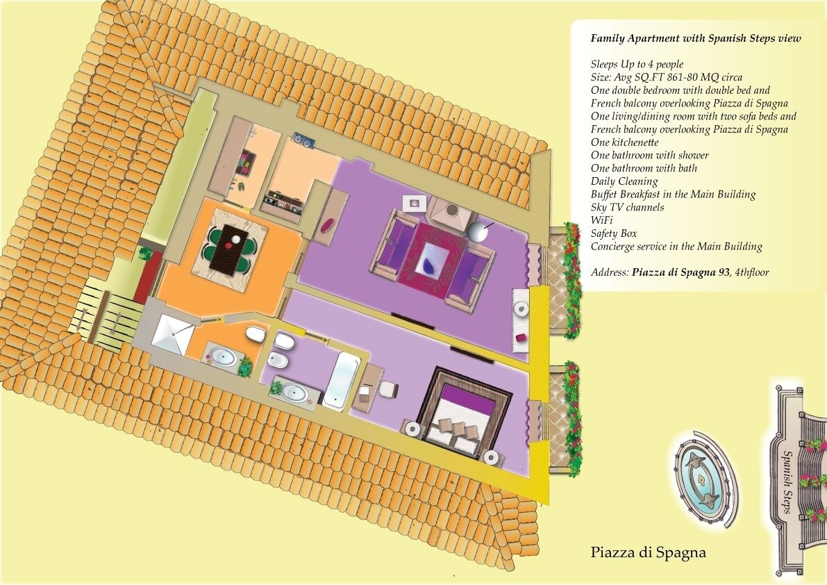 Ambassador Suite Apartment | Sábanas de algodón egipcio y ropa de cama de alta calidad