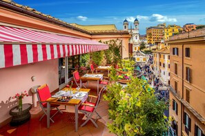 The View | Terrace/patio - The Inn at the Spanish Steps (Rome)