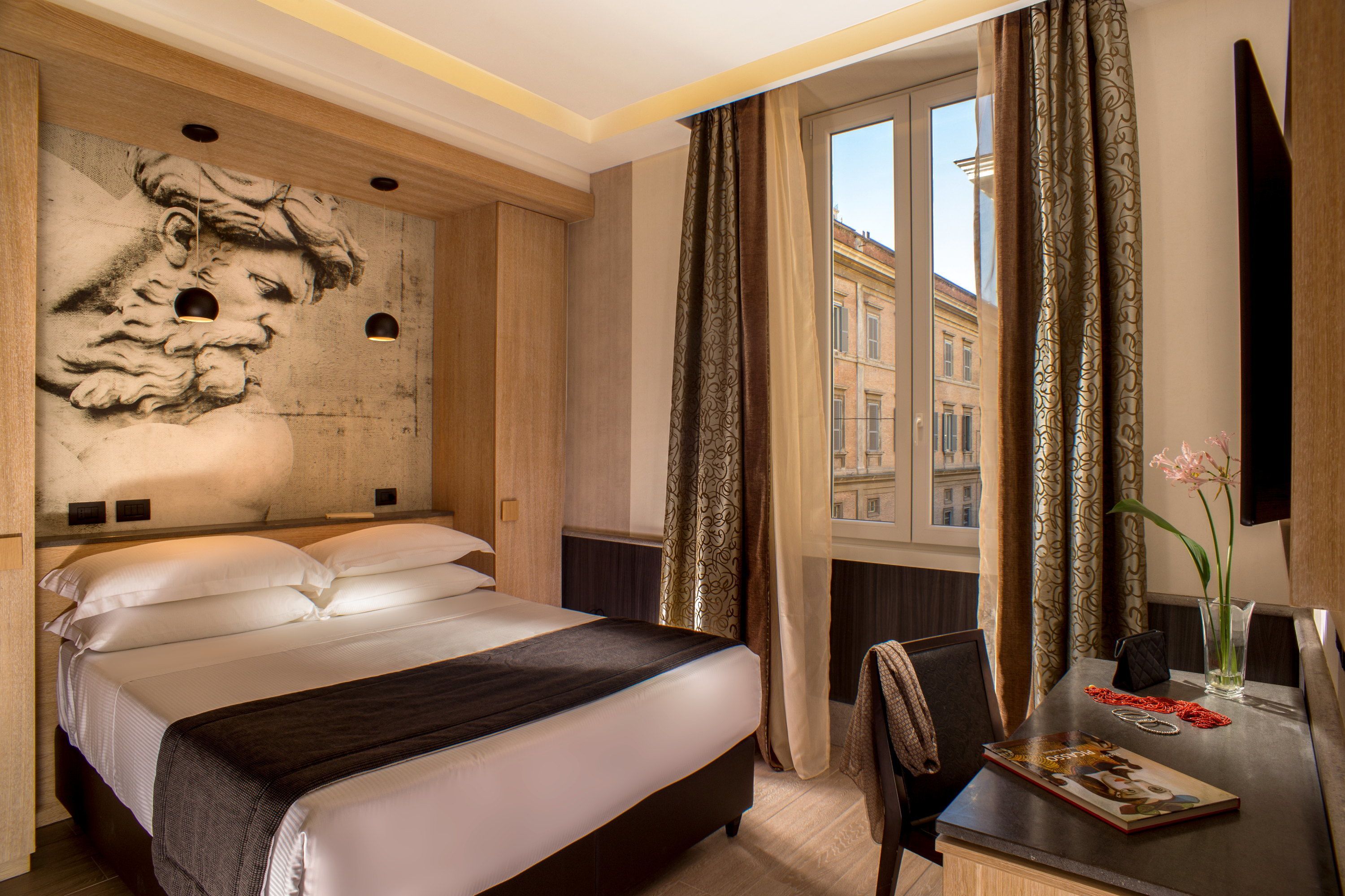 camera matrimoniale standard dependance via marghera 29 | 1 bedroom, hypo-allergenic bedding, minibar, in-room safe