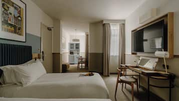 Superior Room, Kitchenette | Cadar kapas Mesir, peralatan tempat tidur premium