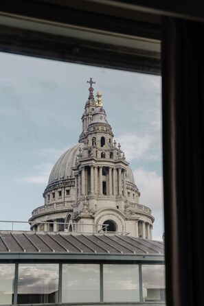 Vue sur la ville depuis l’hébergement