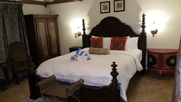 Standardzimmer, 1 King-Bett, zum Garten hin