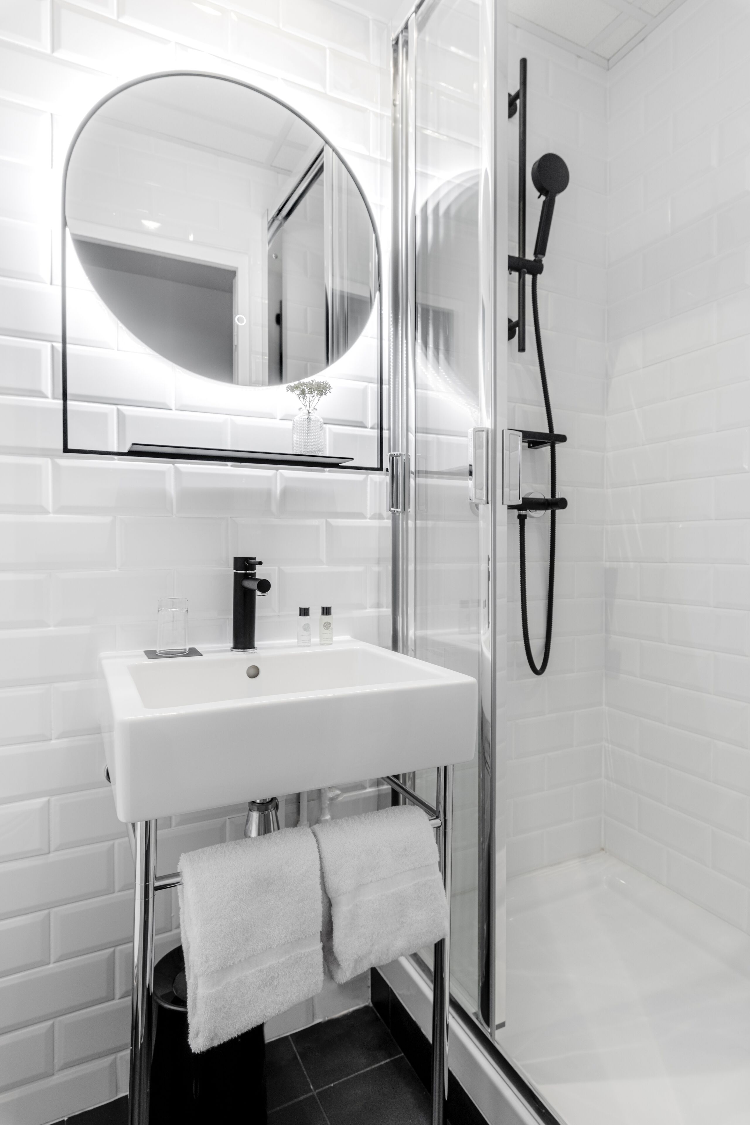 free toiletries, hair dryer, towels, soap