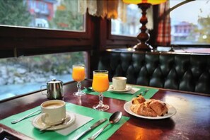 Daily buffet breakfast (EUR 12 per person)