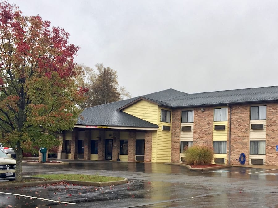 Fassade der Unterkunft