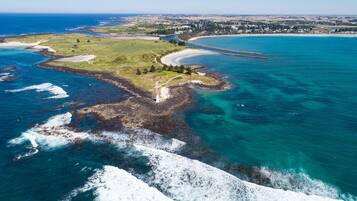 Beach nearby, white sand
