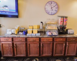 Petit déjeuner continental compris tous les jours