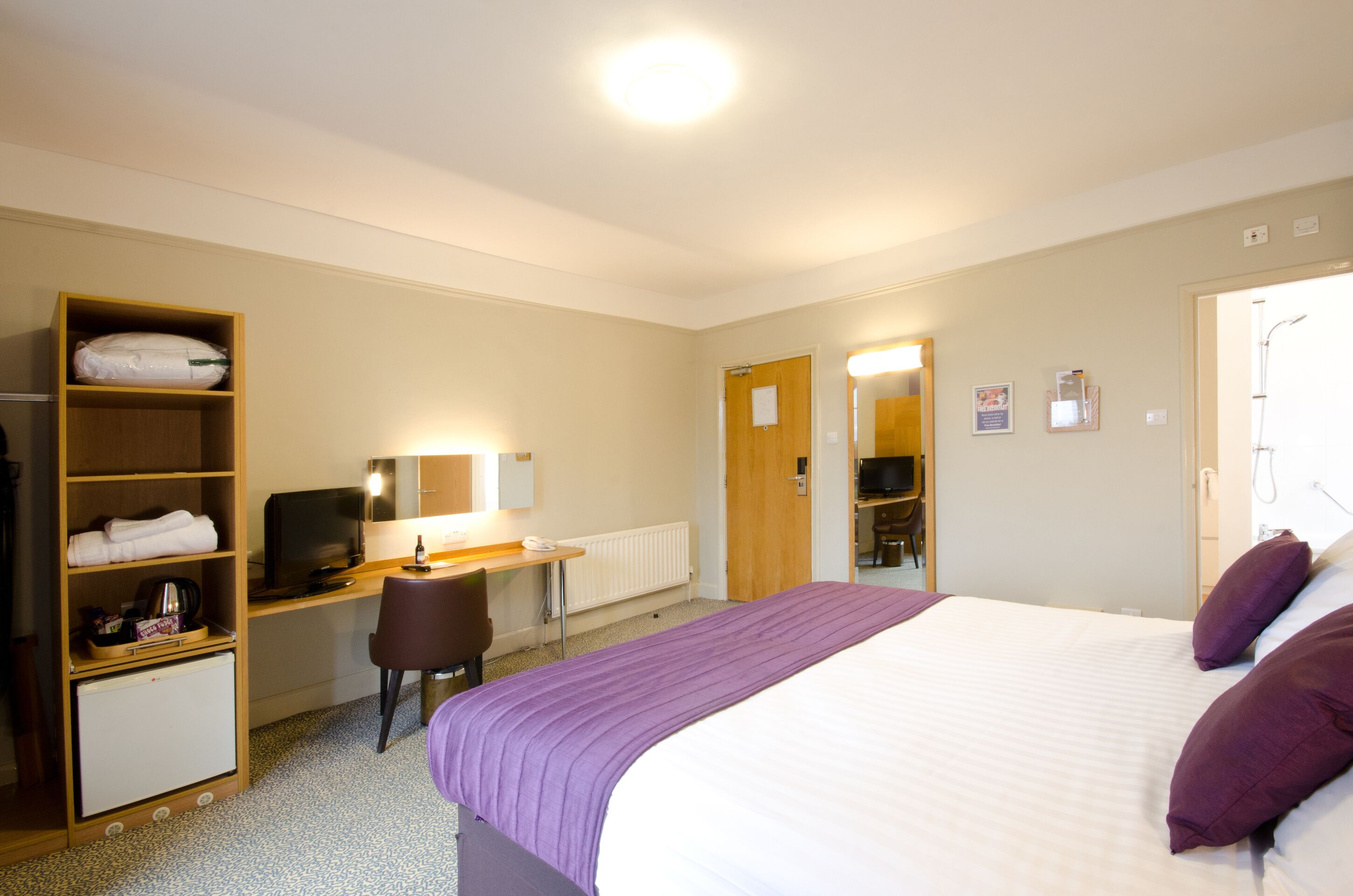 large double room | minibar, blackout curtains, iron/ironing board, free wifi