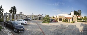 Free self parking, free valet parking