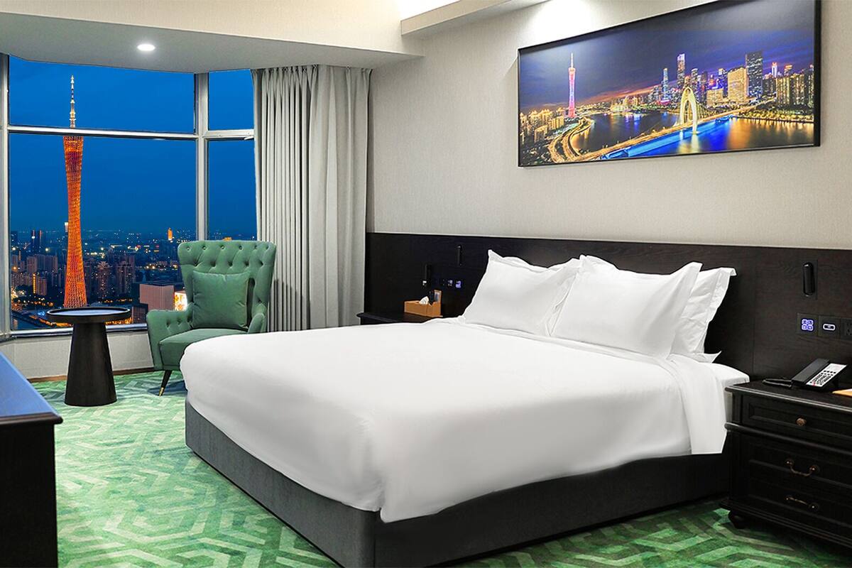 City kamer | 1 slaapkamer, een gratis minibar, een kluis op de kamer, een bureau