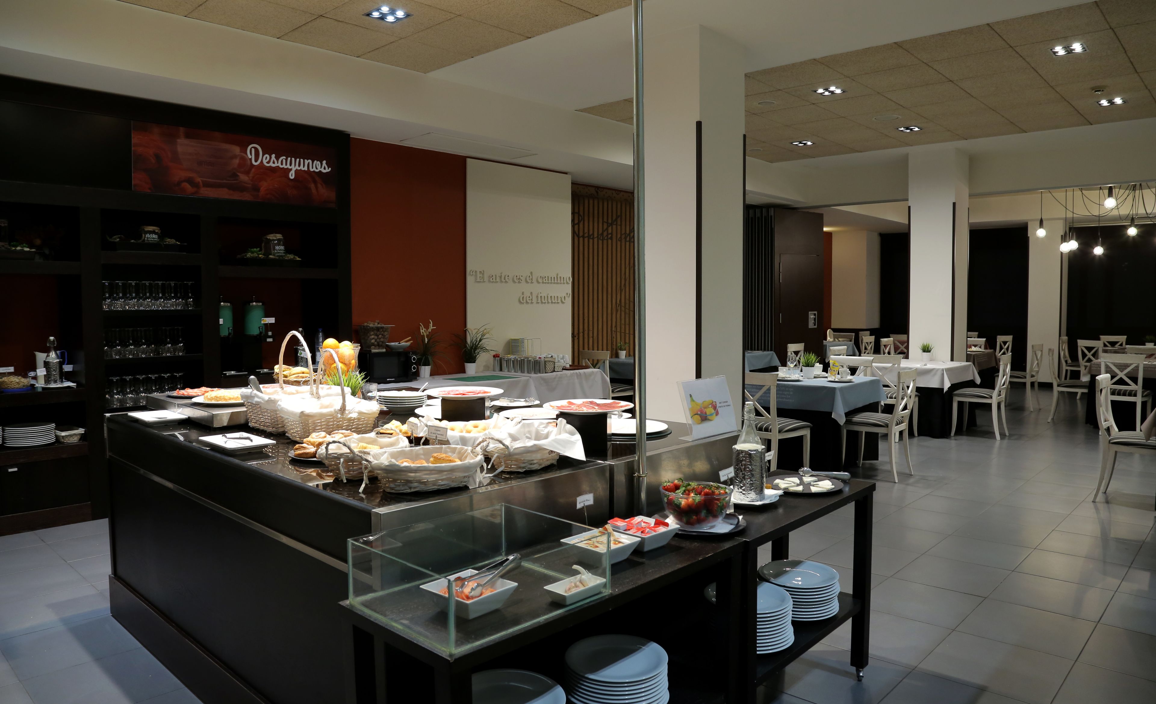daily buffet breakfast (eur 13 per person)