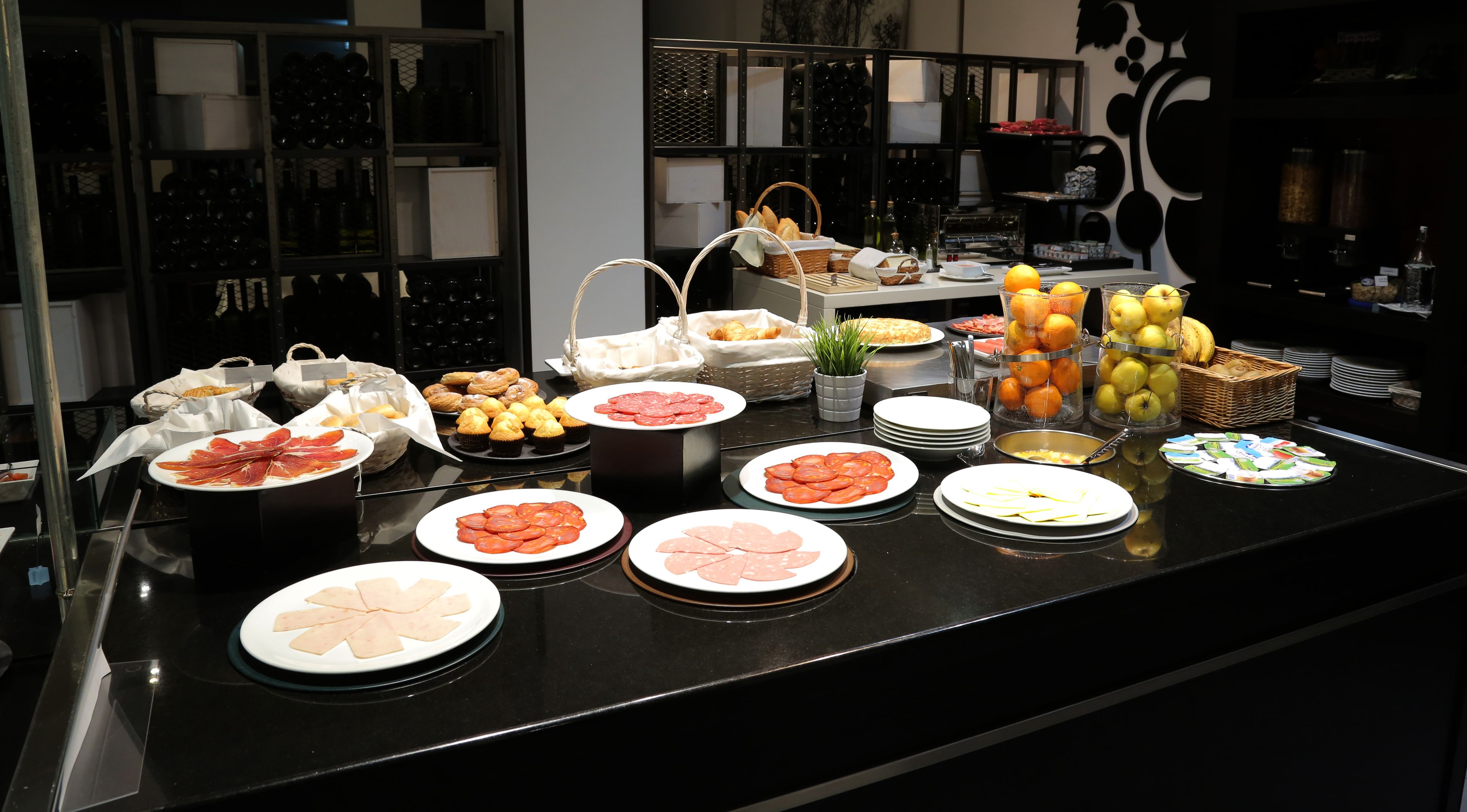 daily buffet breakfast (eur 13 per person)