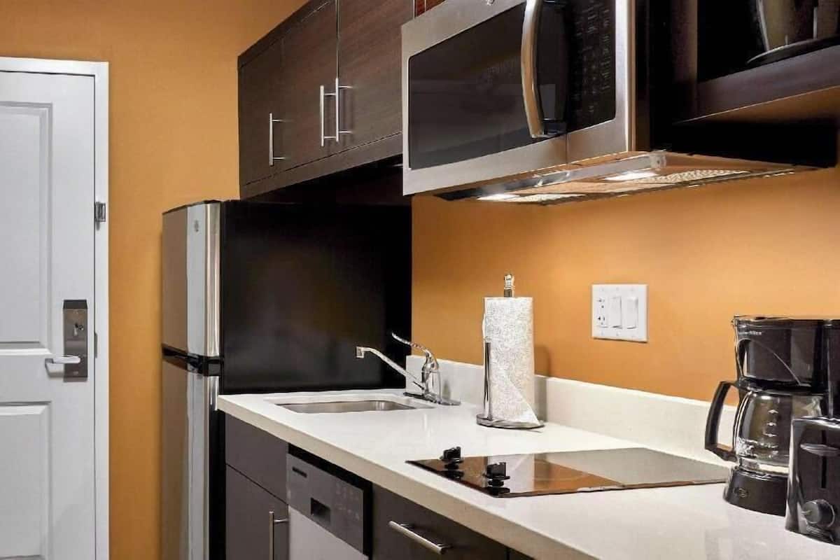 Private kitchen | Fridge, microwave, stovetop, dishwasher
