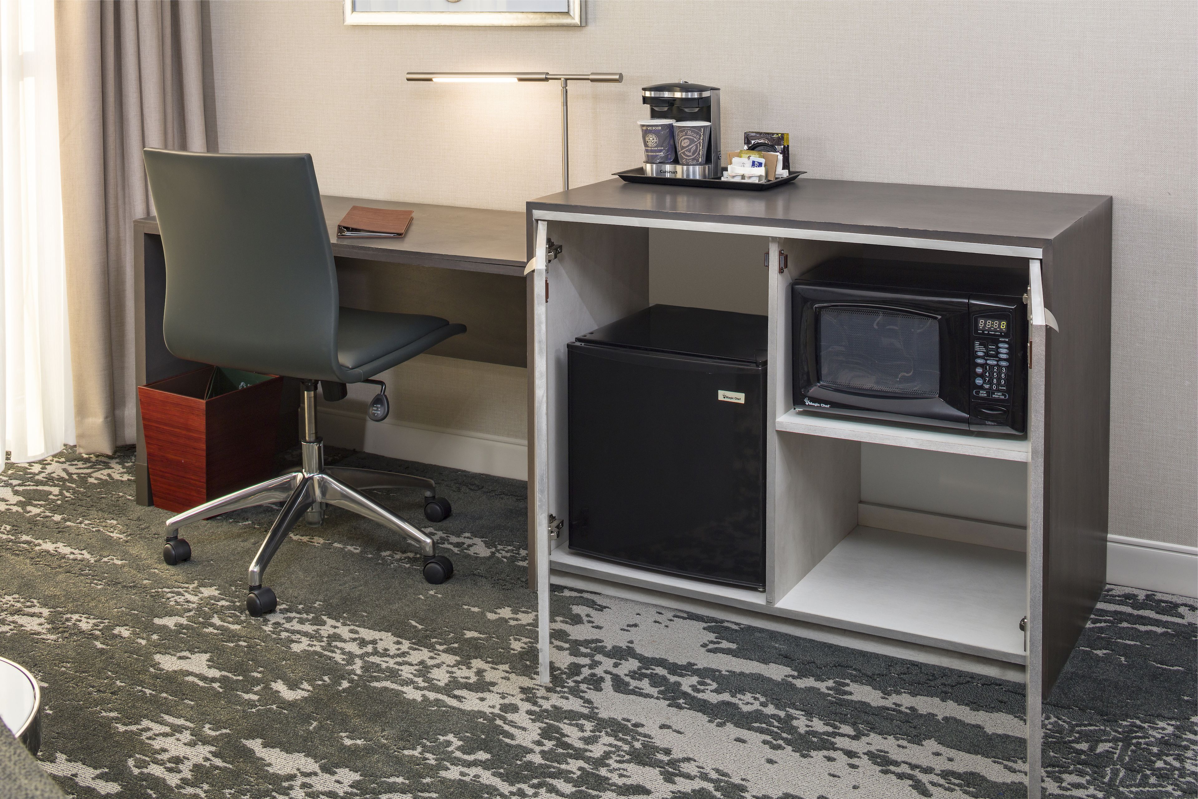 hypo-allergenic bedding, pillow-top beds, blackout curtains