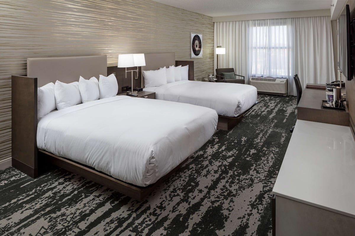 Hypo-allergenic bedding, pillowtop beds, blackout drapes, soundproofing
