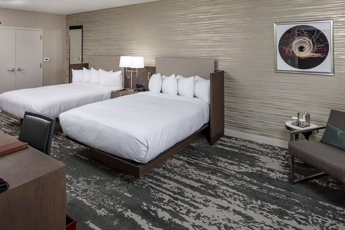 Hypo-allergenic bedding, pillowtop beds, blackout drapes, soundproofing