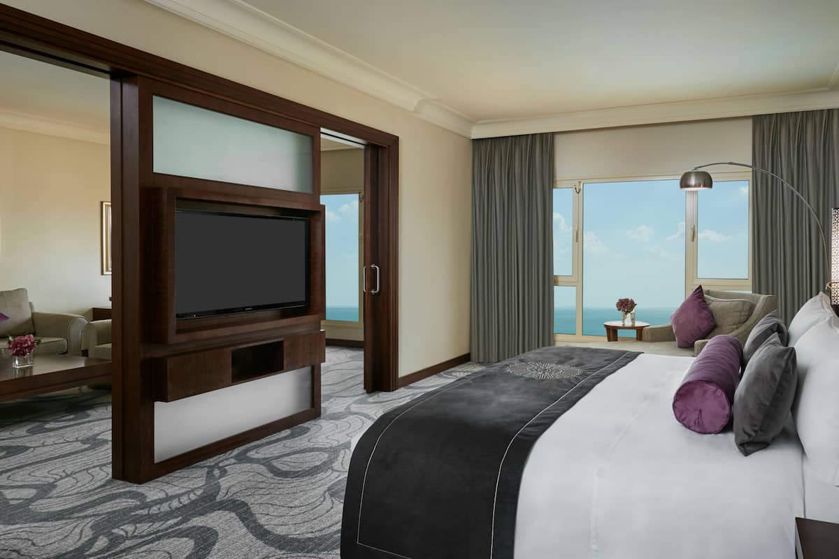 Literie de qualité supérieure, couette en duvet d'oie, minibar
