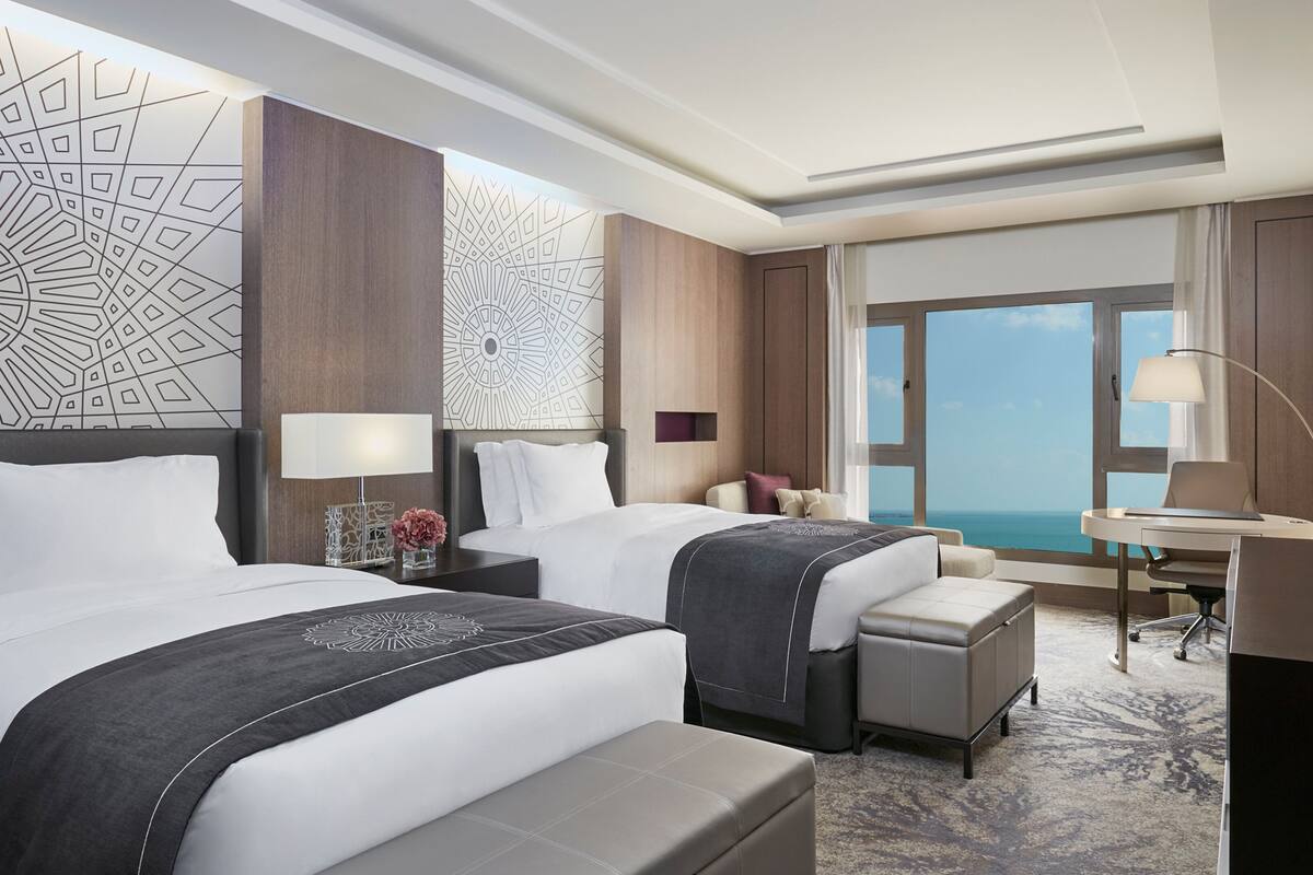 Literie de qualité supérieure, couette en duvet d'oie, minibar