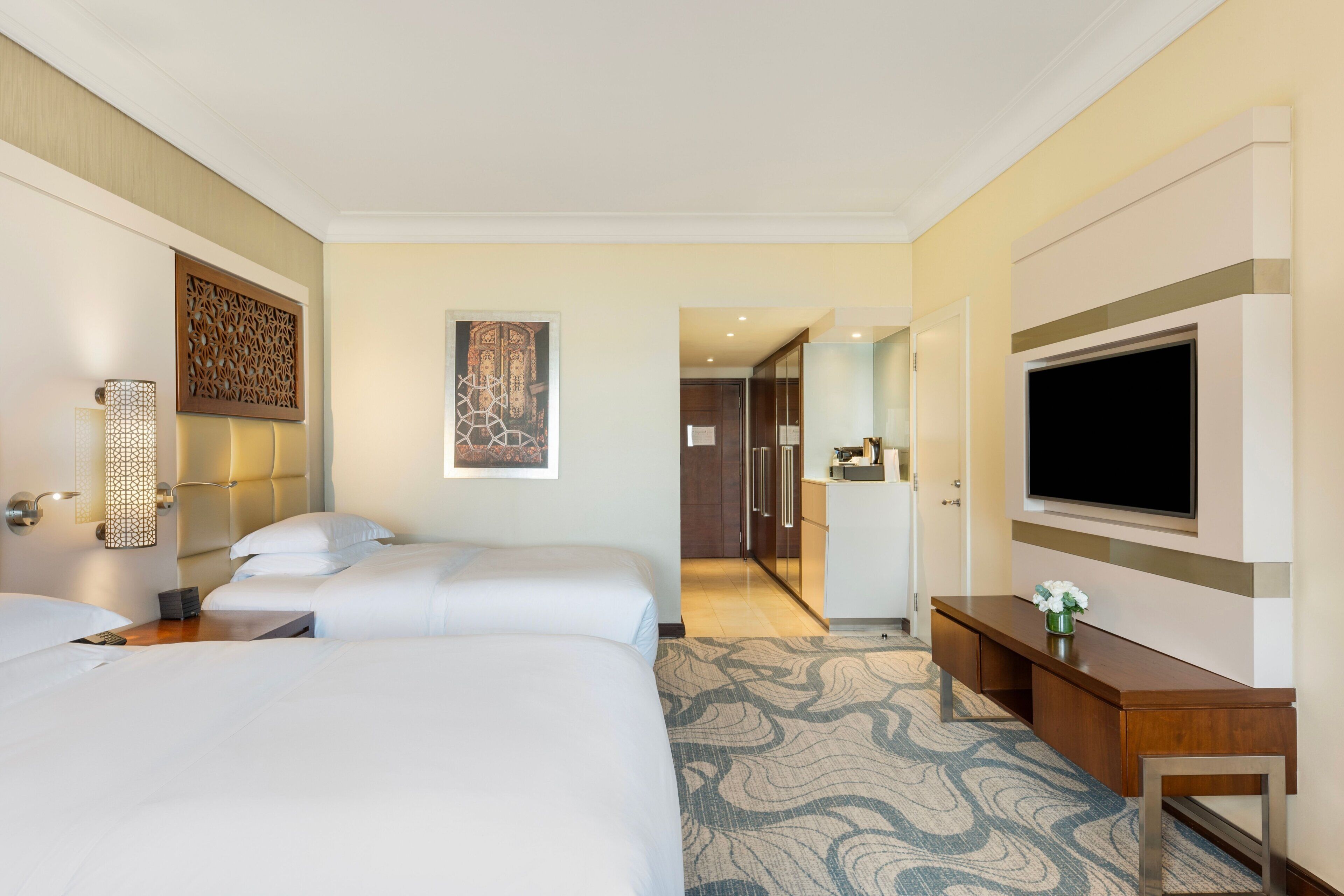 Literie de qualité supérieure, couette en duvet d'oie, minibar