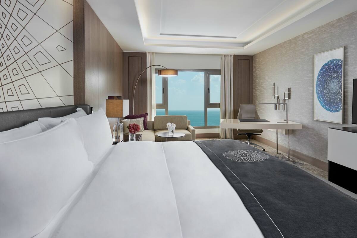 Literie de qualité supérieure, couette en duvet d'oie, minibar