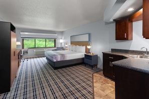 Suite, 1 King Bed, Non Smoking | Desk, iron/ironing board, free cribs/infant beds, free WiFi