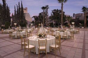 Espace de banquet à l’extérieur