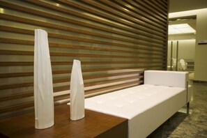 Sitteområde i lobbyen