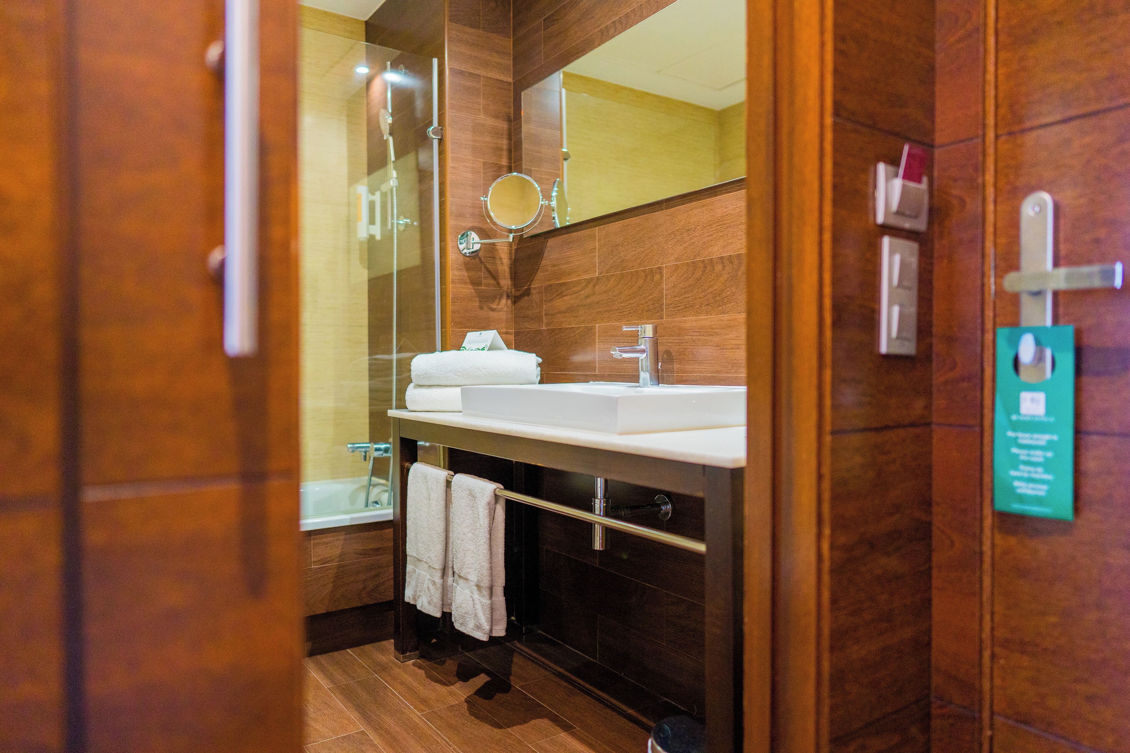 designer toiletries, hair dryer, bidet