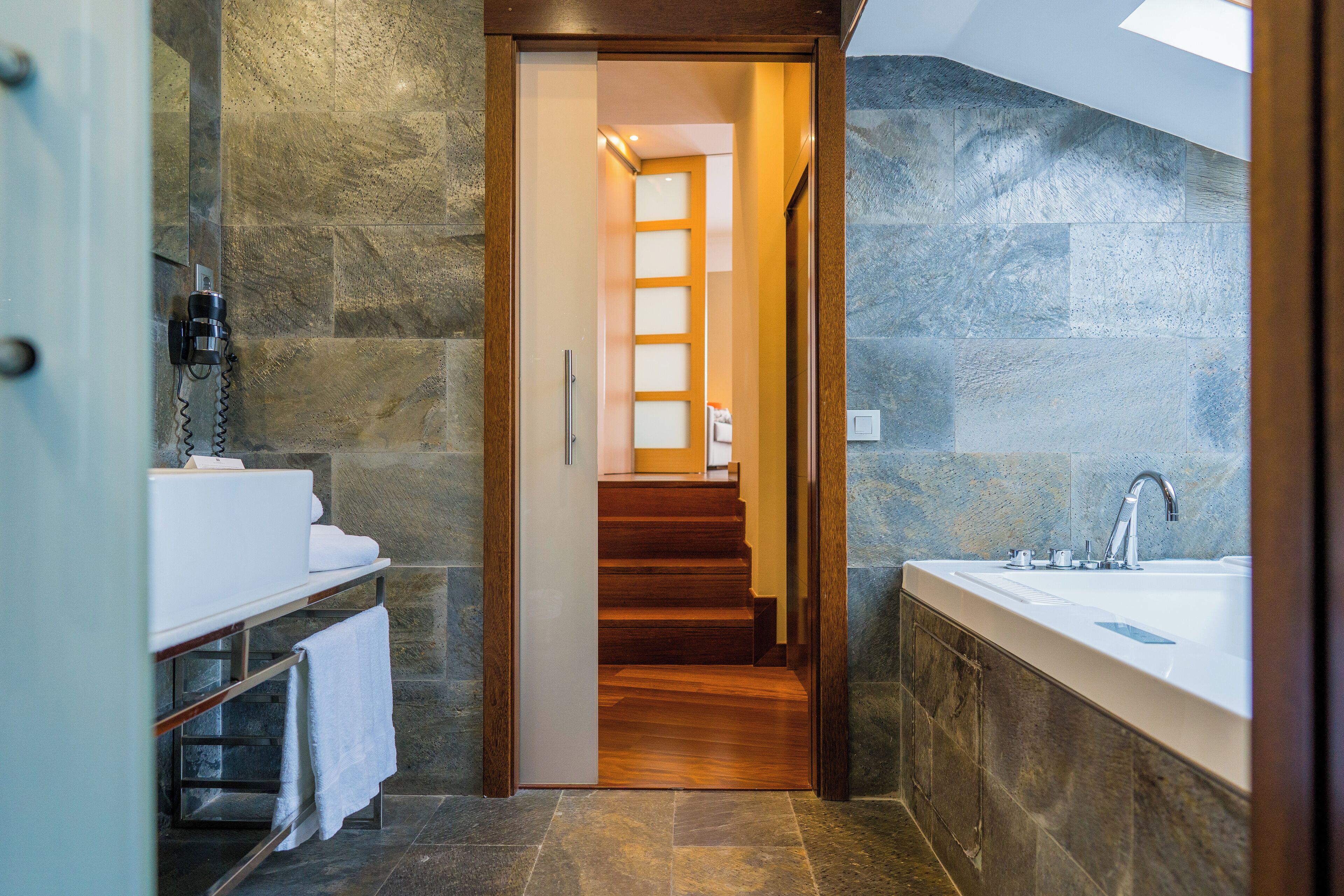 junior suite | bathroom | designer toiletries, hair dryer, bidet