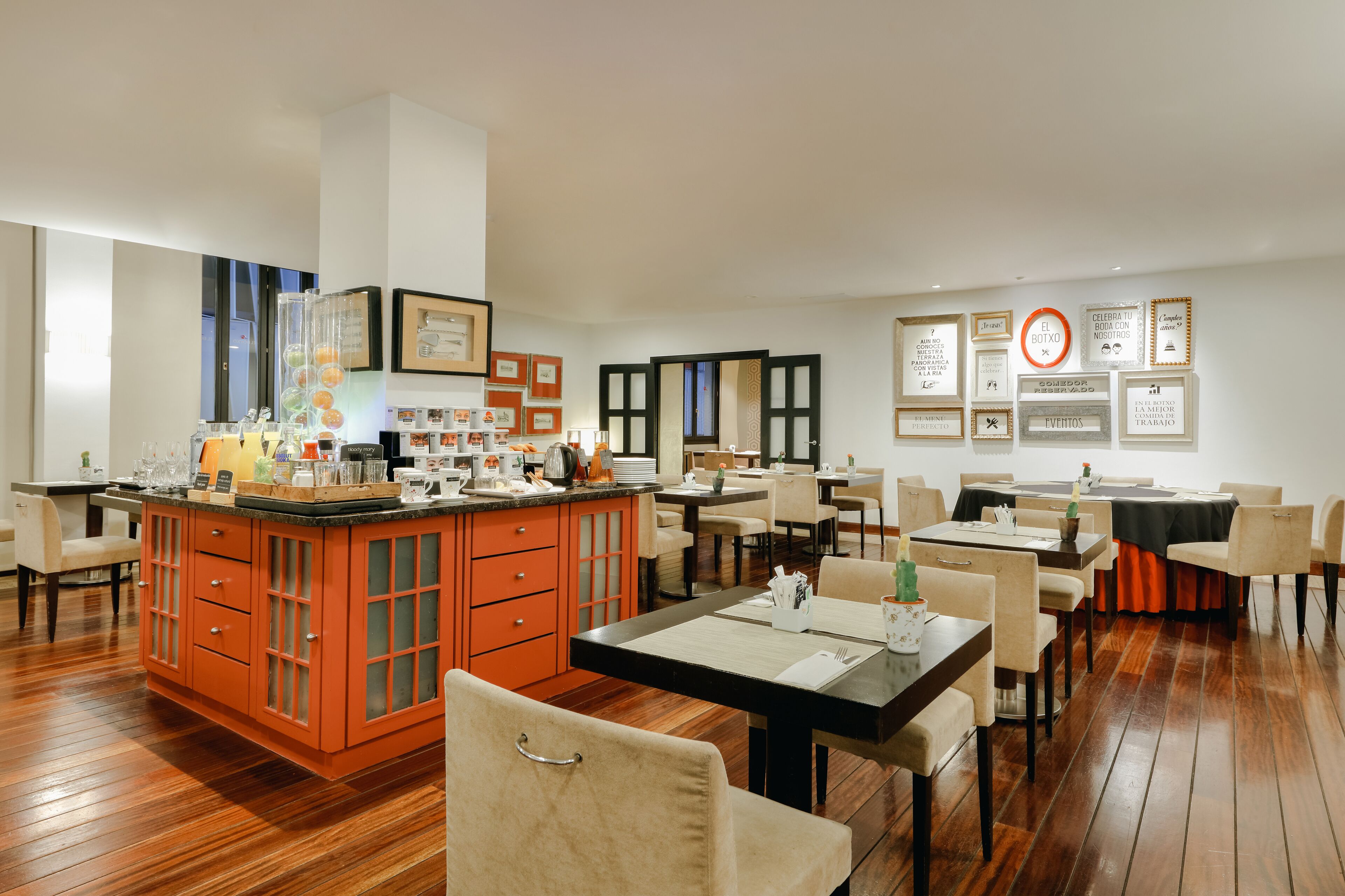 daily buffet breakfast (eur 17 per person)