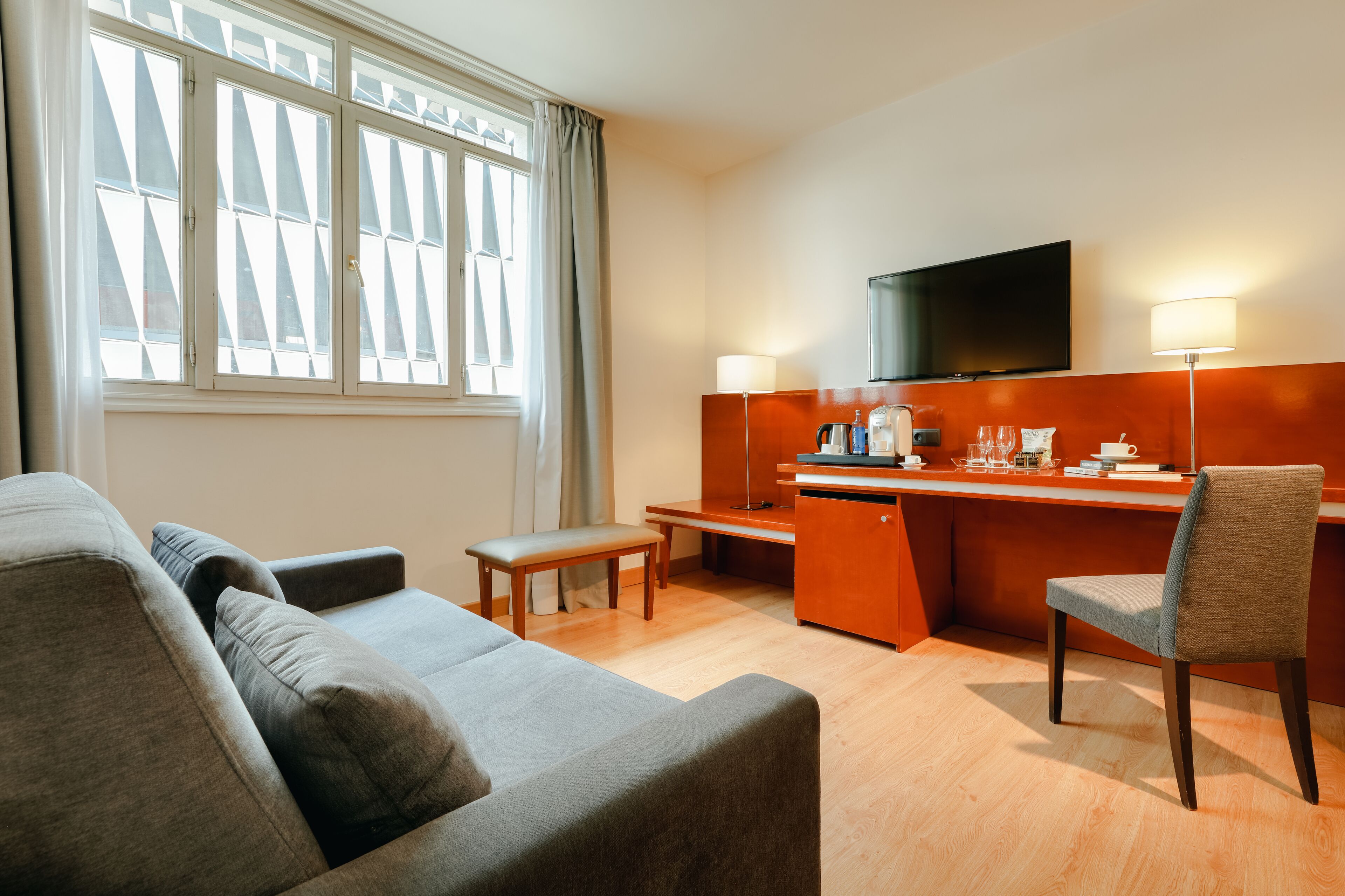 minibar, in-room safe, desk, blackout curtains