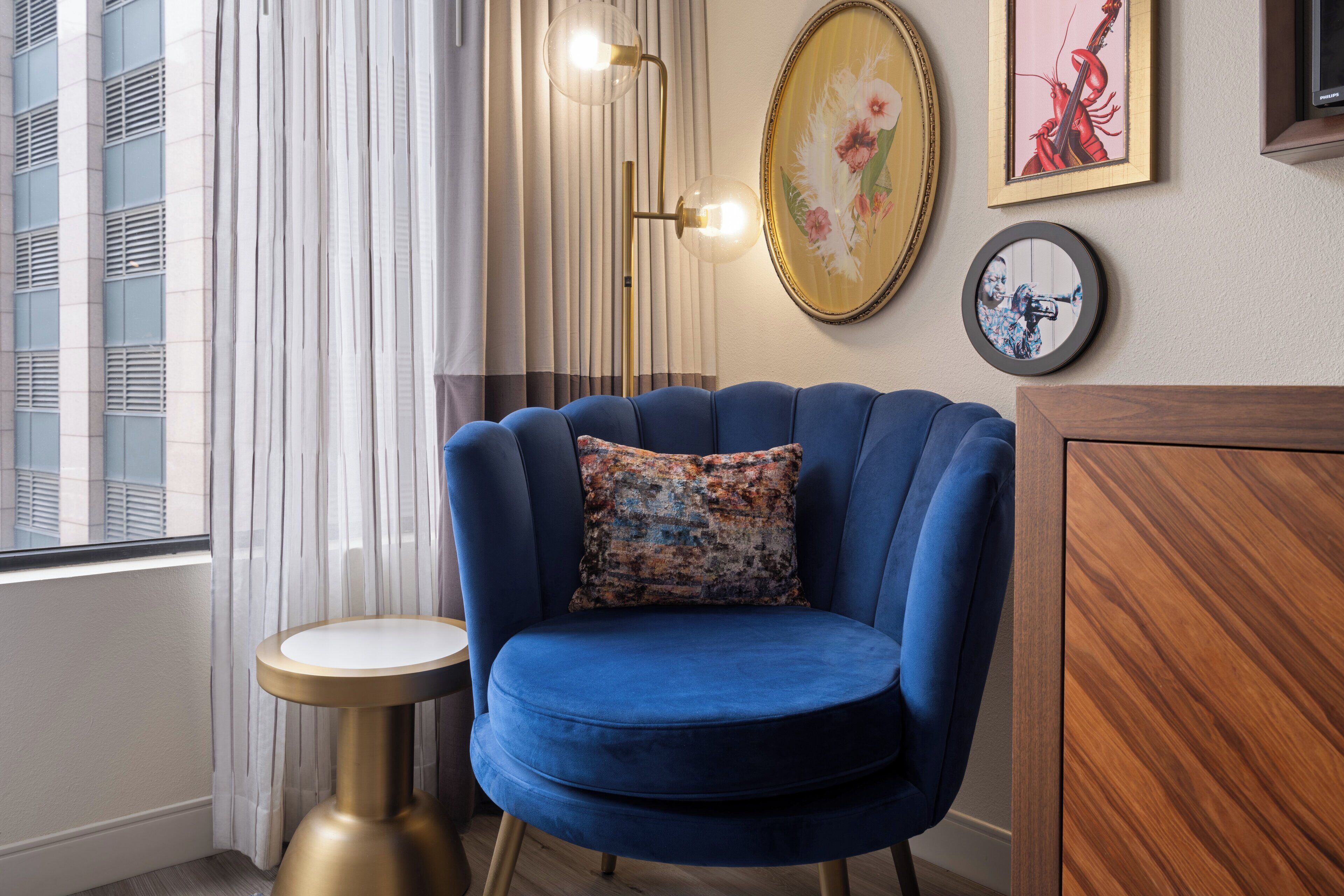 standard room, 2 double beds | 1 bedroom, in-room safe, desk, blackout curtains