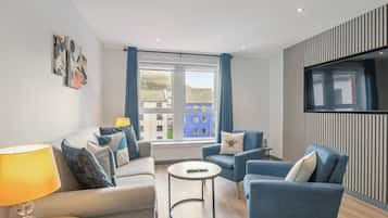 Apartment, Two Bedrooms | Living area | 32-inch LCD TV with digital channels, TV
