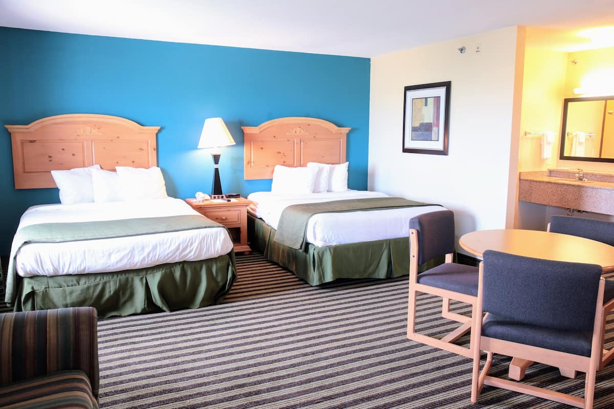 Double Queen Suite   | Desk, iron/ironing board, WiFi (free), bed sheets