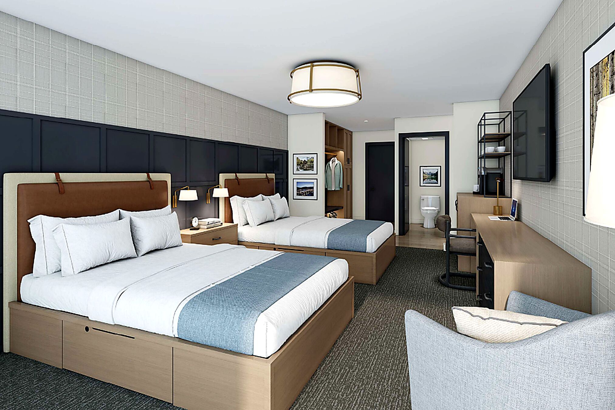 In-room safe, iron/ironing board, free cribs/infant beds, free WiFi