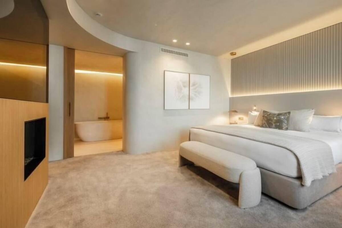 Bộ trải giường bằng vải cotton Ai Cập, bộ đồ giường cao cấp, minibar 
