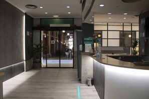 Interior entrance
