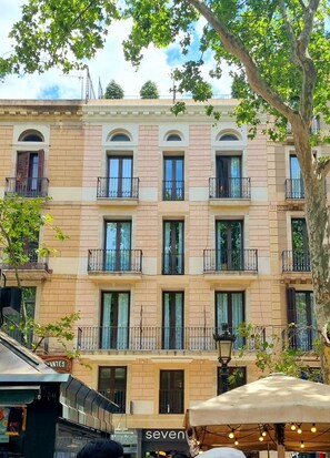 Façade de l’hébergement