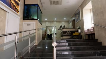 Overnatningsstedets indgangsparti