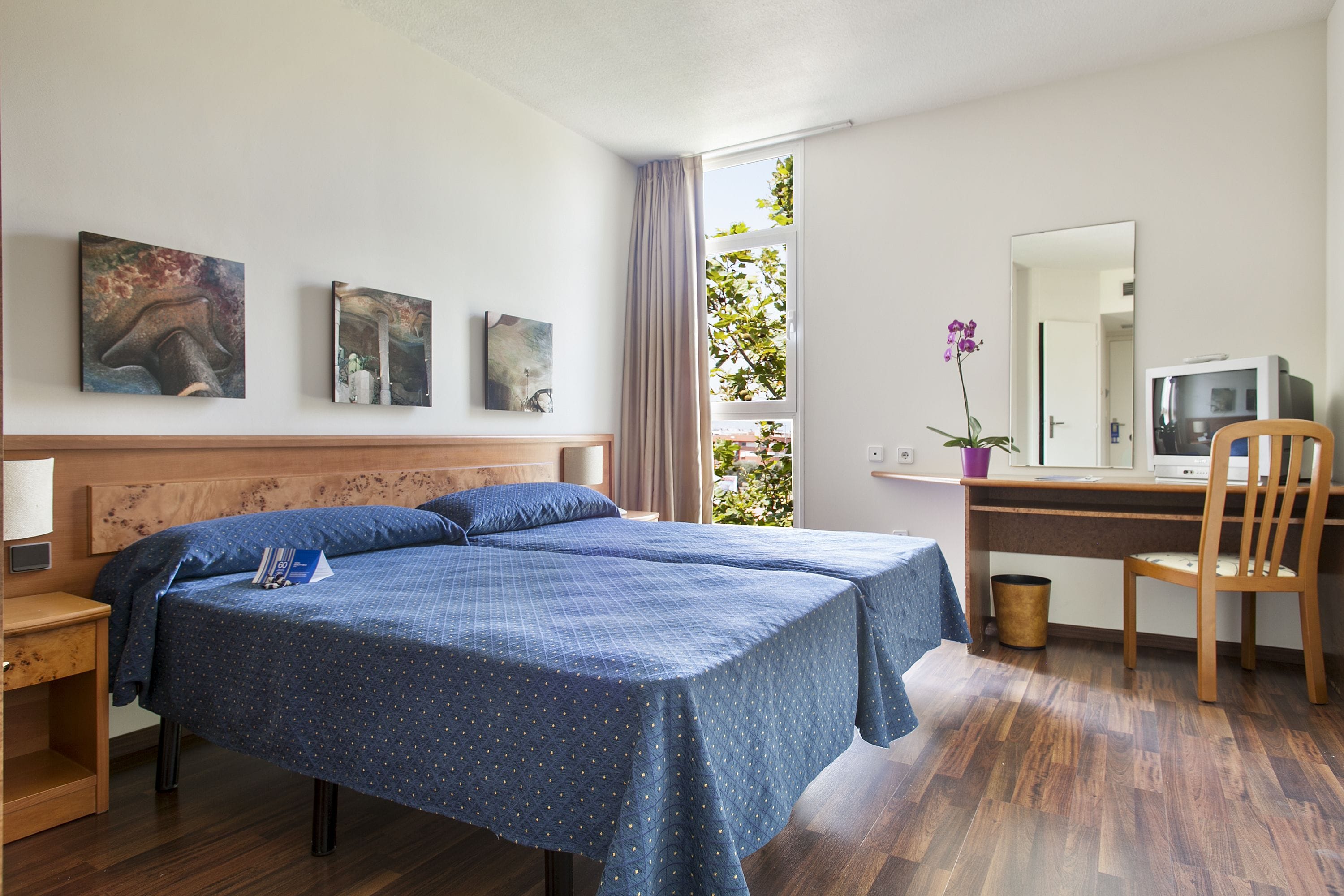 Een kluis op de kamer, een bureau, gratis babybedden