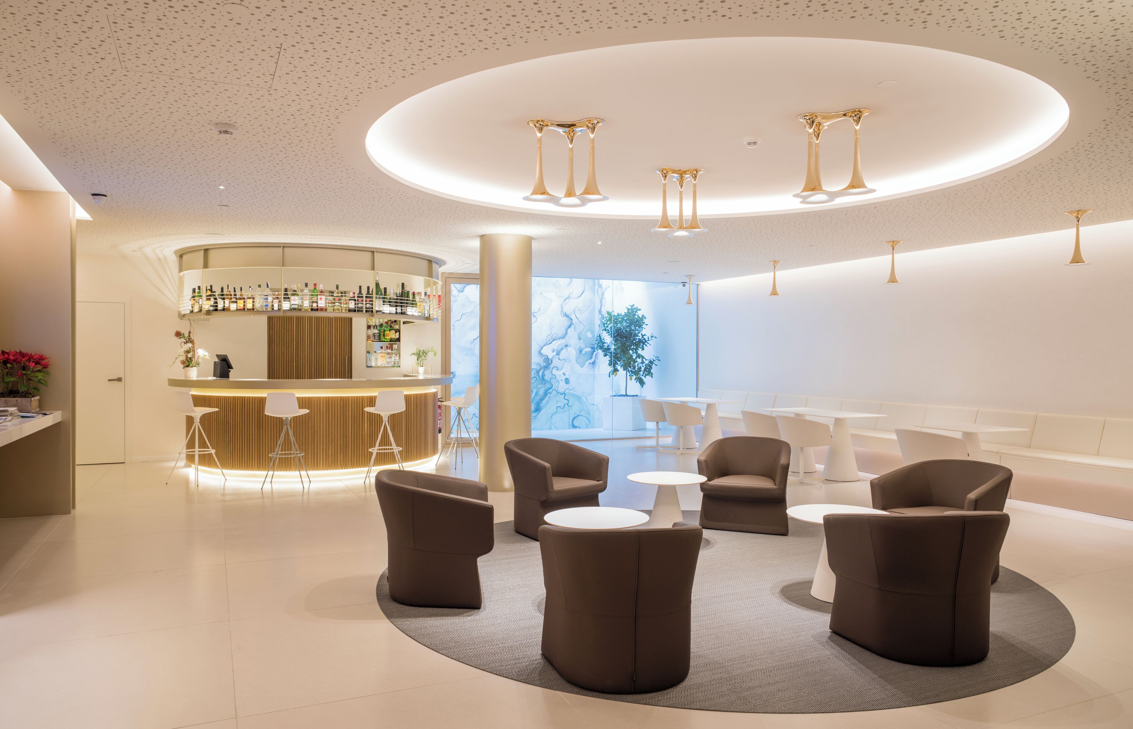 Blick von der Unterkunft