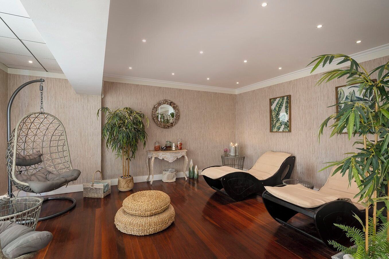 Espace de soins pour les couples, sauna, bain à remous, hammam