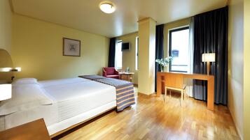 Tweepersoonskamer | 1 slaapkamer, luxe beddengoed, donzen dekbedden, een minibar