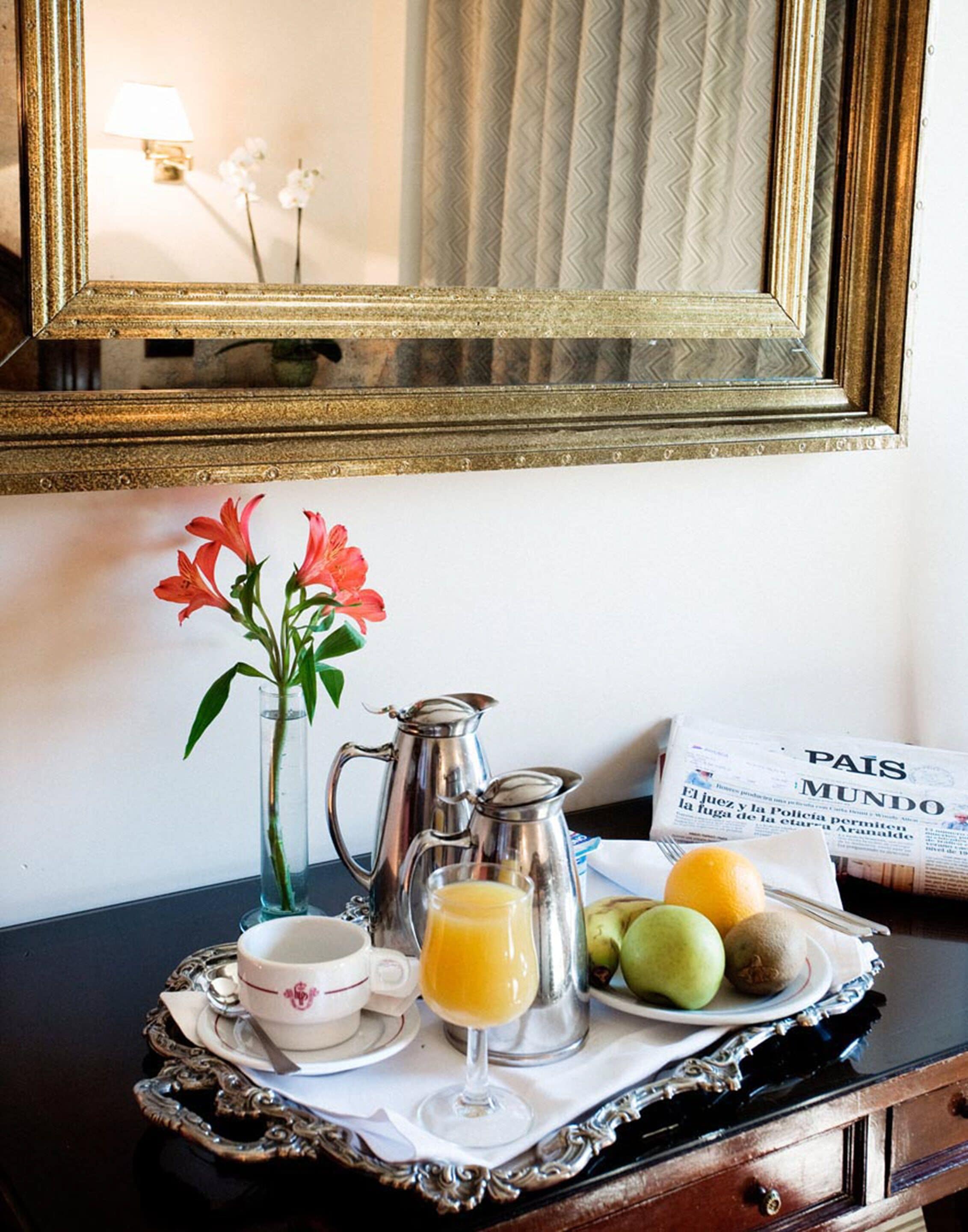 daily buffet breakfast (eur 14 per person)